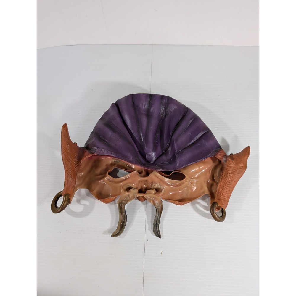 Vintage Genie Rubber Mask DISGUISE 2003 Halloween Mask Vinyl Costume Rare Aladin - Picture 10 of 11